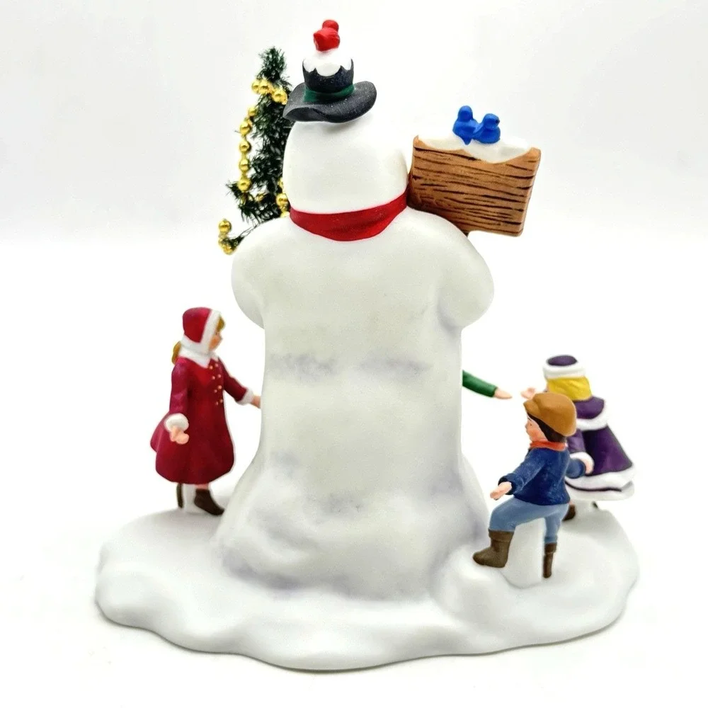 Dept 56 Christmas In The City Village Square Snowman CIC #58638 Vtg Accessory